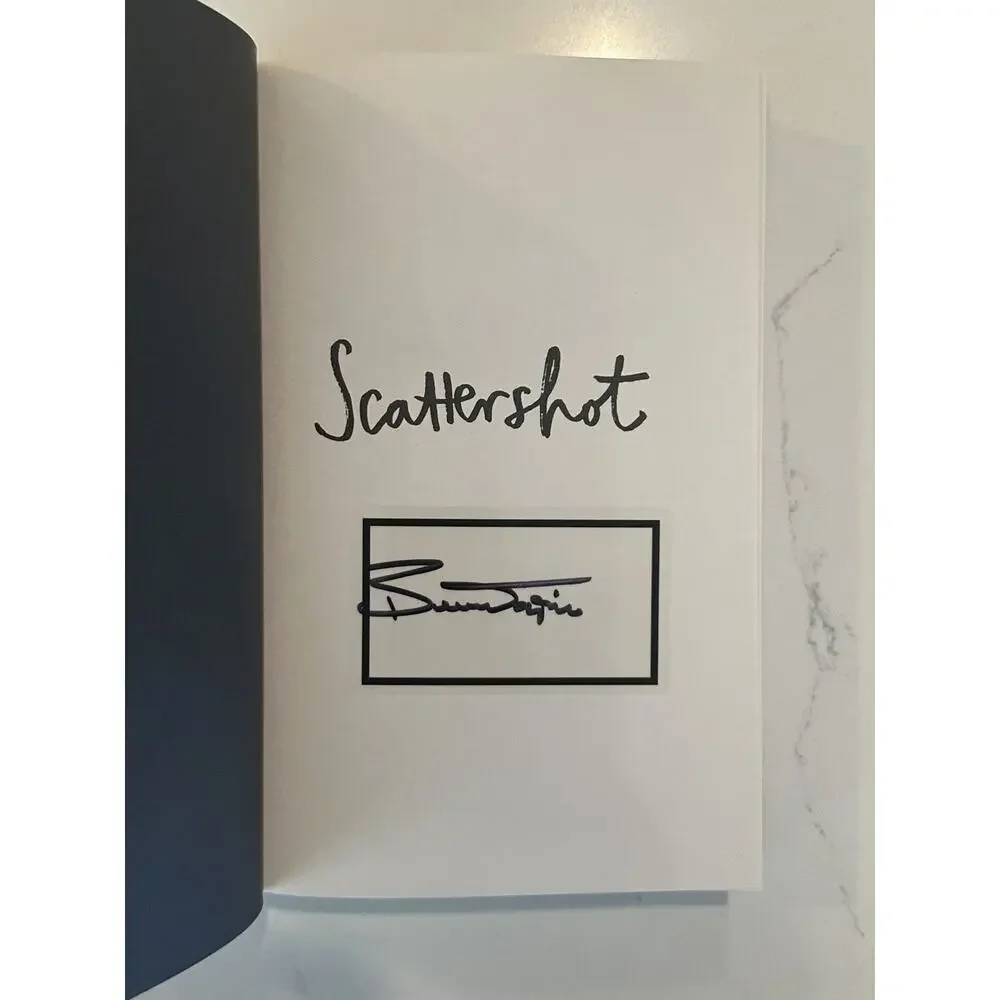 Bernie Taupin Signed/Autographed Scattershot Book UK Edition Elton John #1